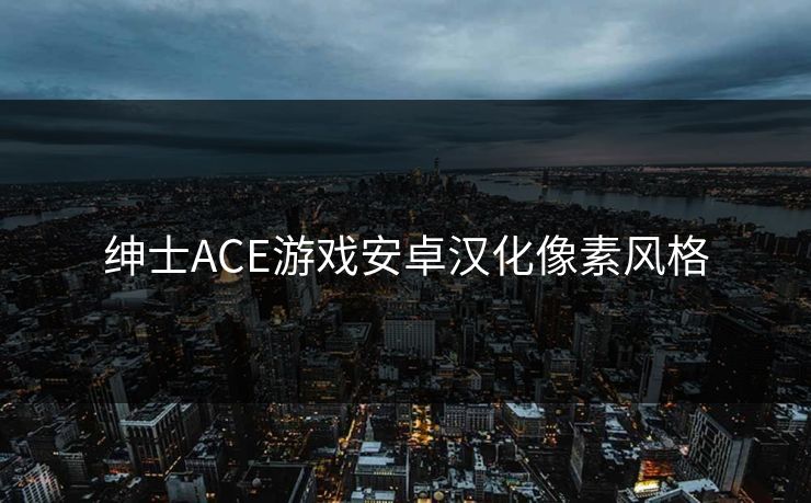 绅士ACE游戏安卓汉化像素风格 绅士ACE游戏安卓汉化像素风格