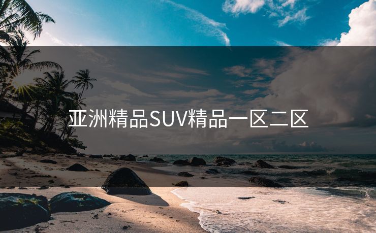亚洲精品SUV精品一区二区